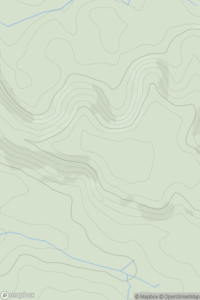 Thumbnail image for The Warren [South Central England] showing contour plot for surrounding peak